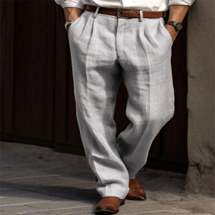 Pantalon en lin léger pour hommes