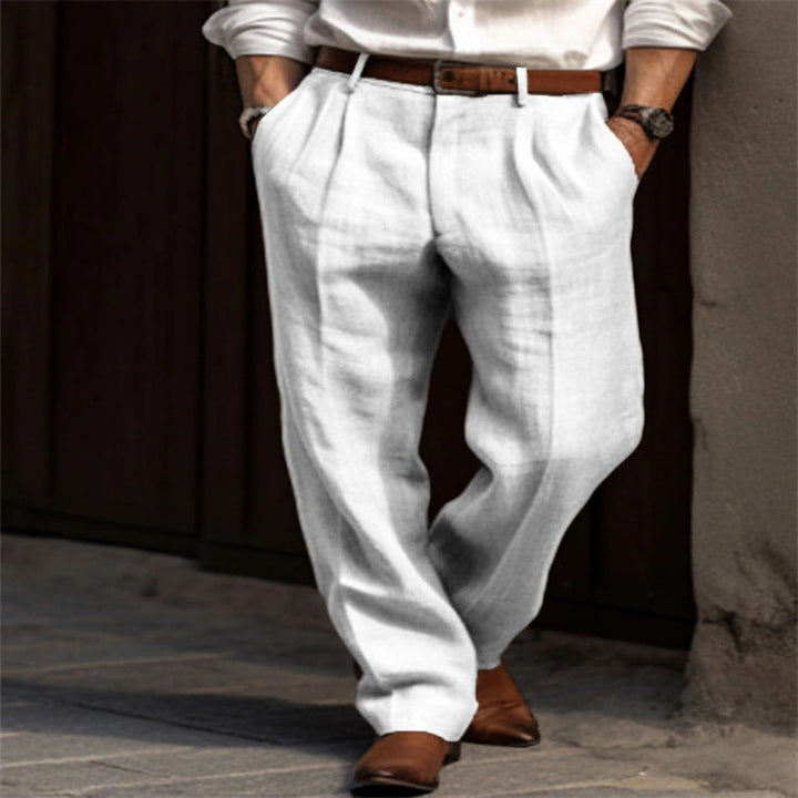 Pantalon en lin léger pour hommes