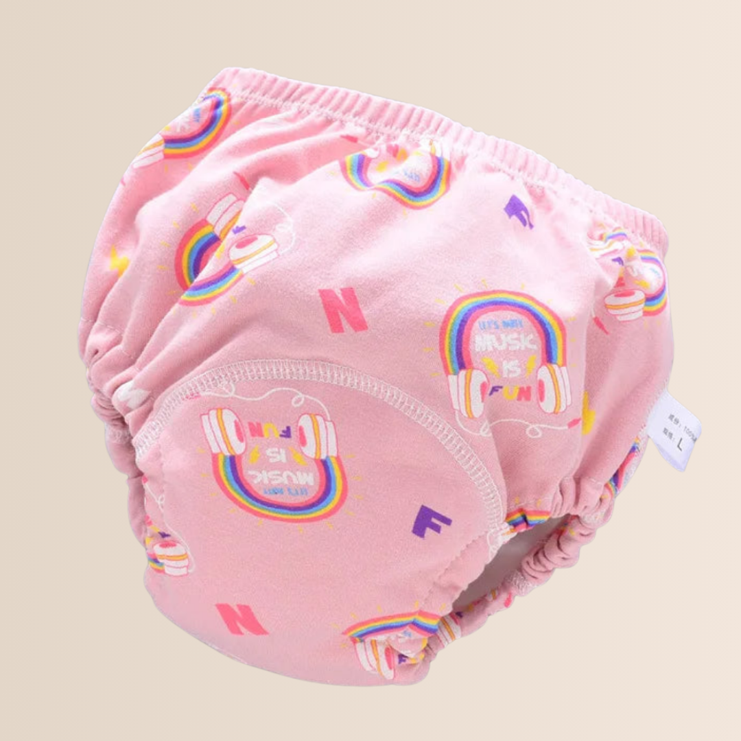 Culotte d'apprentissage réutilisable en coton 6 couches pour bébé