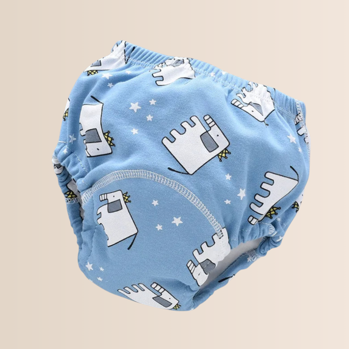 Culotte d'apprentissage réutilisable en coton 6 couches pour bébé