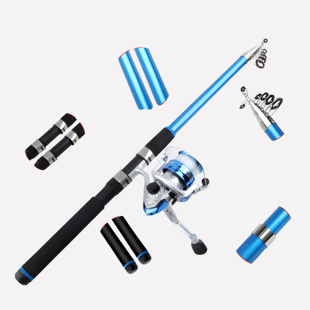 Kit de combo canne à pêche et moulinet