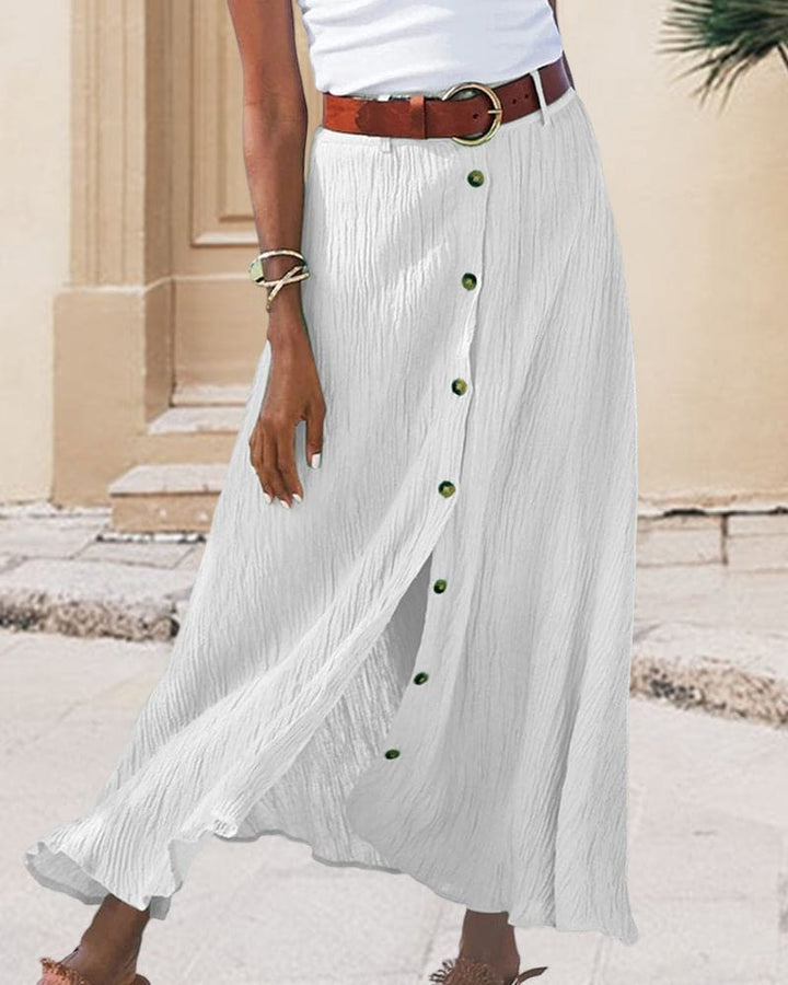 Jupe longue monochrome pour femmes