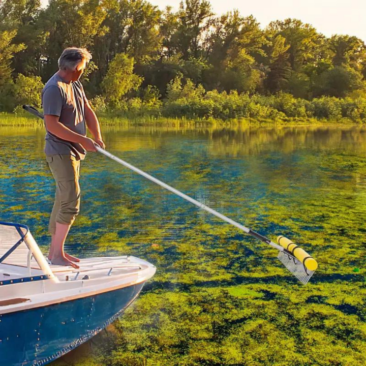 Ensemble de râteaux pour éliminer les mauvaises herbes du lac flottant
