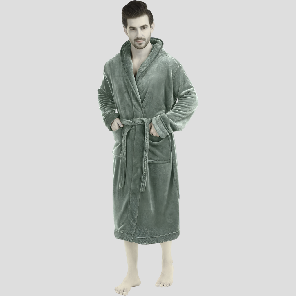 Peignoir polaire confortable pour homme