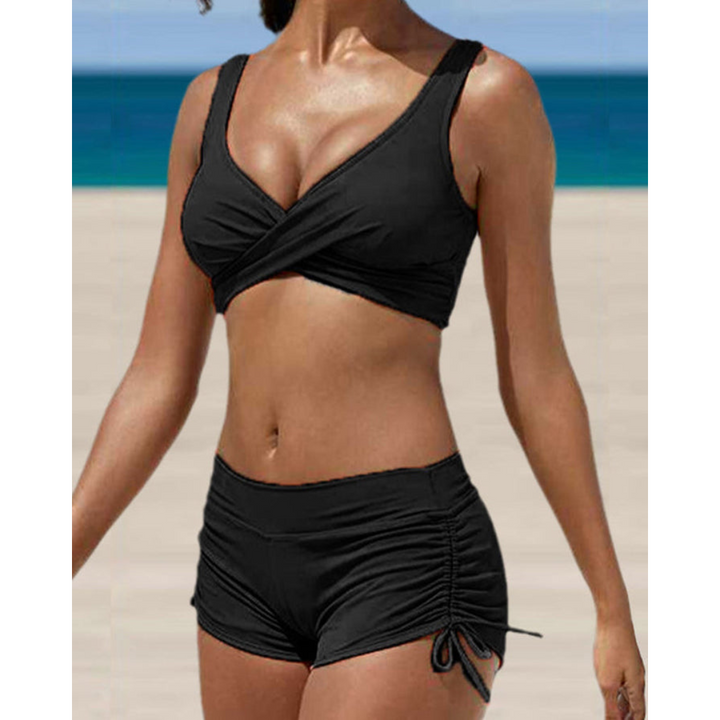 Bikini deux pièces pour femme Correcteur et confortable Coupe flatteuse pour tous