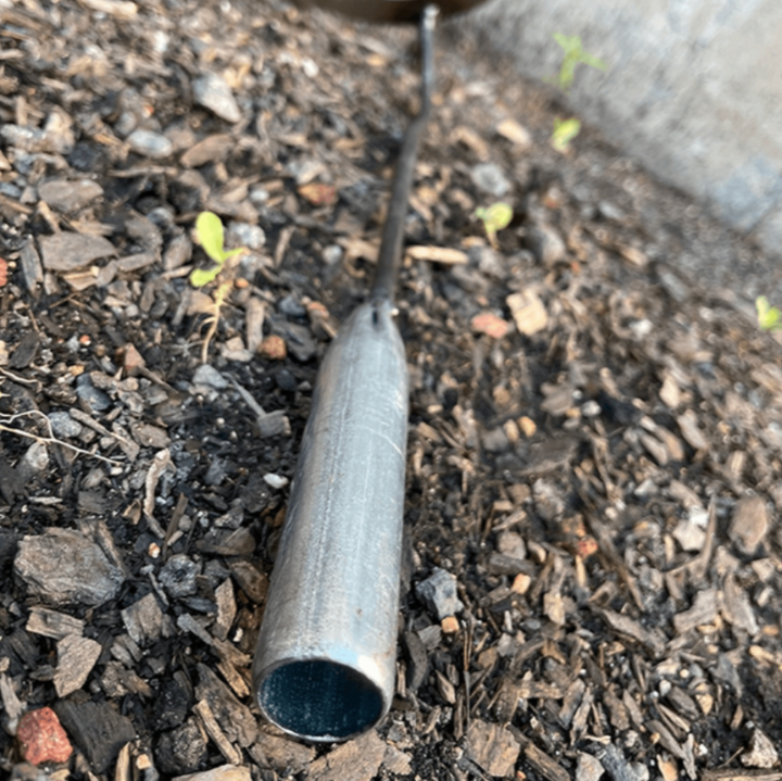 Houe creuse tout en acier pour le jardinage
