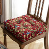 Coussin de siège épais et rembourré avec attaches pour chaises de salle à manger ou de terrasse