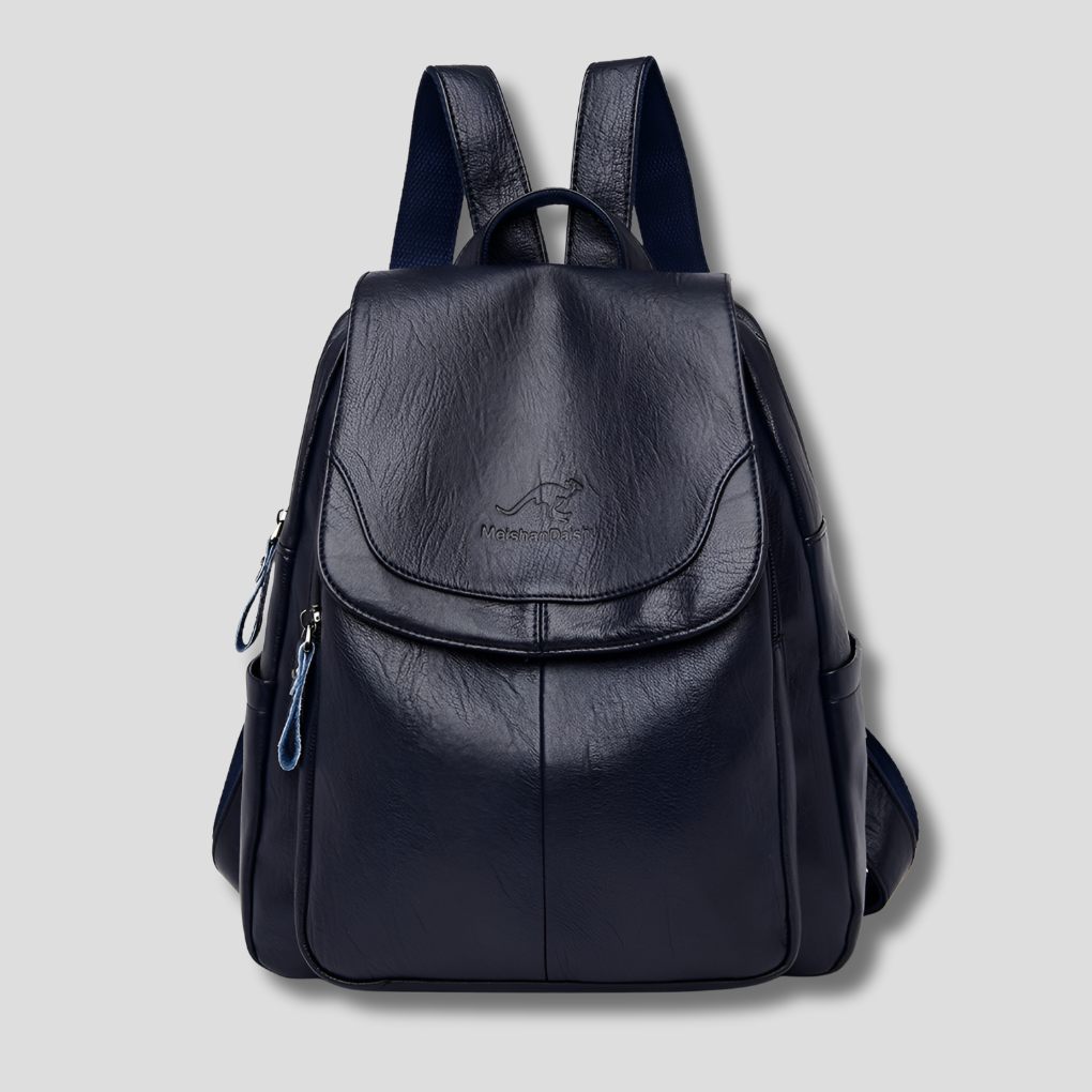 Sac à dos en cuir antivol pour femmes élégantes