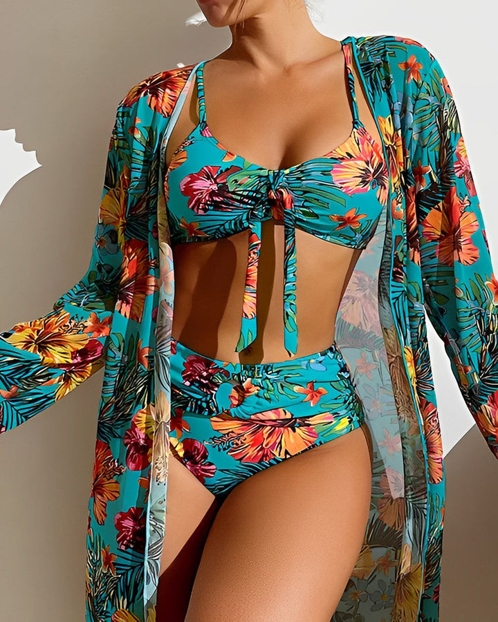 Tamara – Ensemble de bikini Tropical Bloom pour femmes
