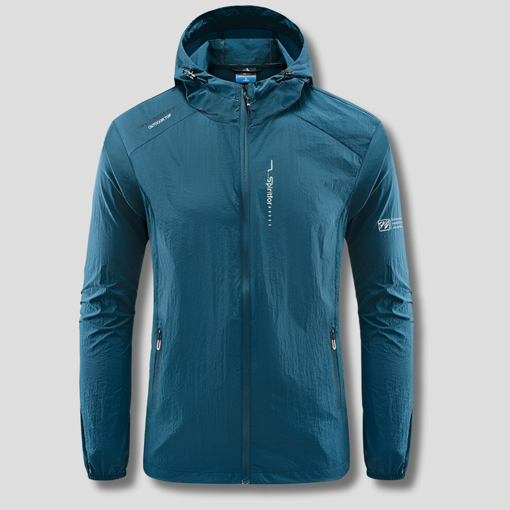 Veste d'été à capuche ultralégère pour homme, coupe-vent et anti-soleil