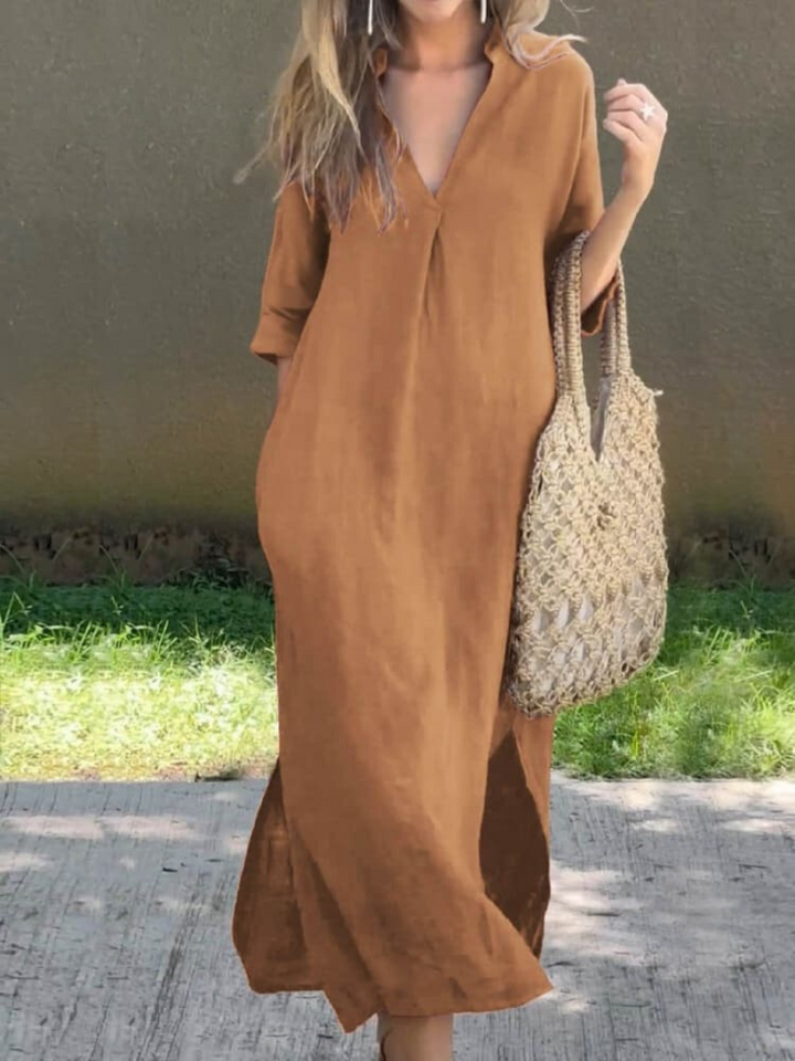 Robe Longue Bohème Élégante et Fluide
