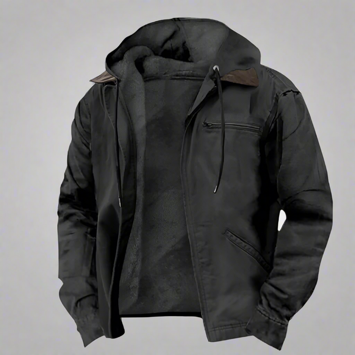 Veste à capuche classique pour homme
