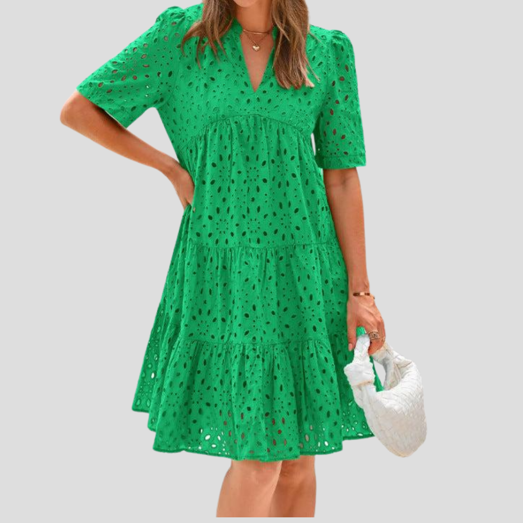 Robe d'été au crochet pour femme
