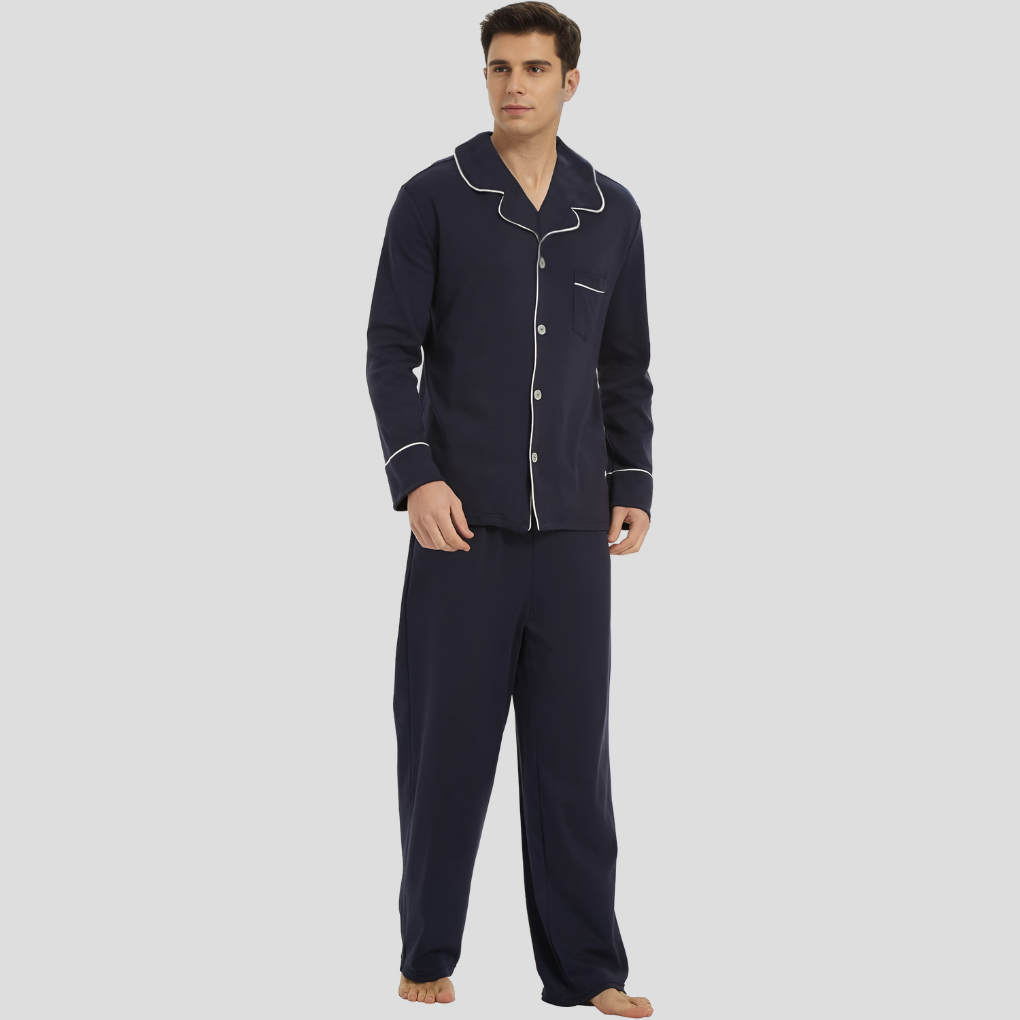 Pyjama confortable en coton pour homme