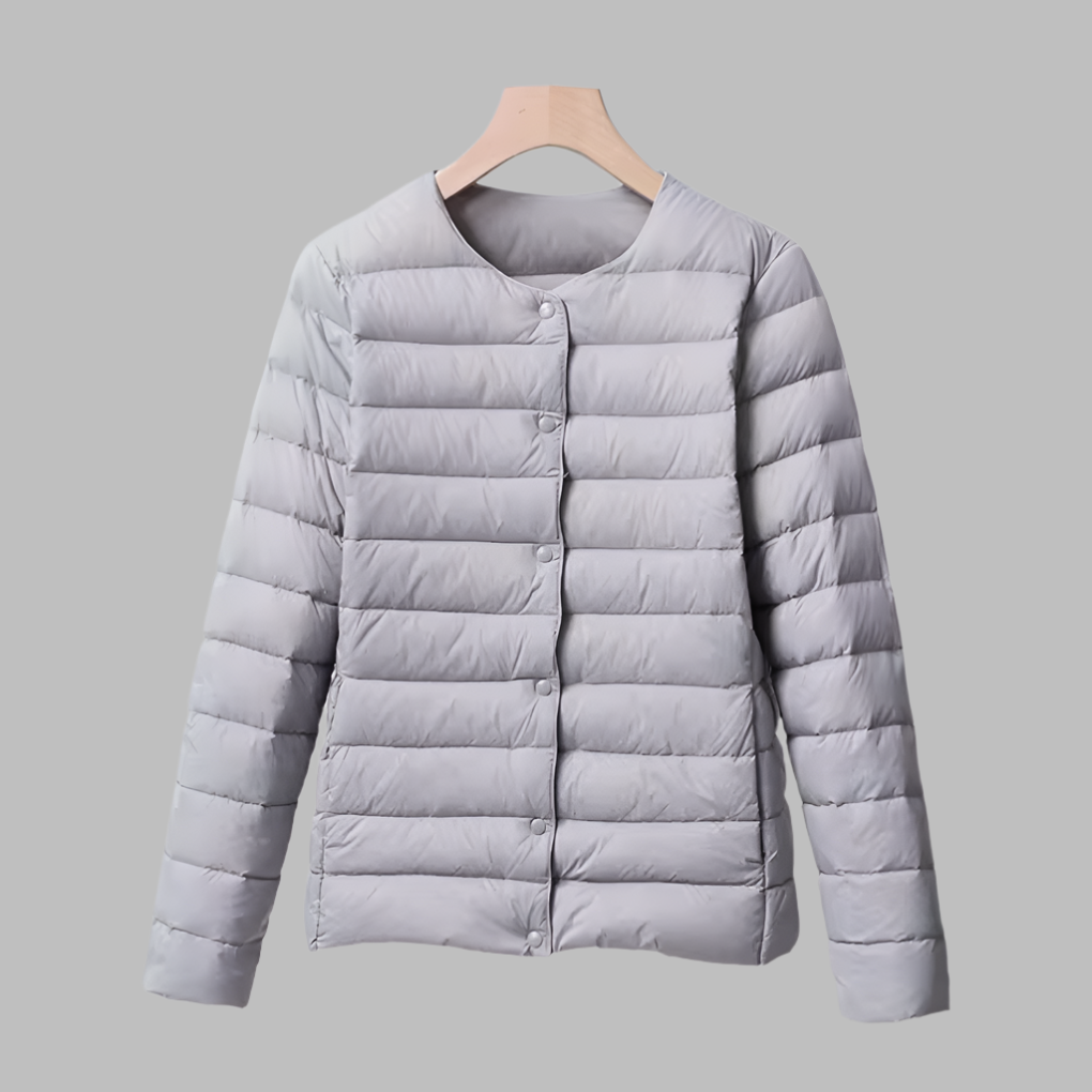 Doudoune portable sans col pour le printemps et l'hiver