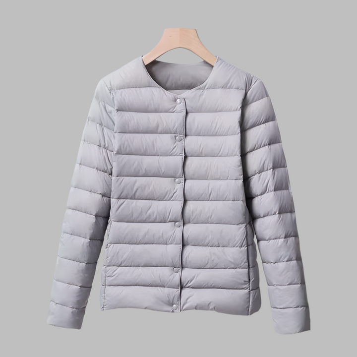 Doudoune portable sans col pour le printemps et l'hiver