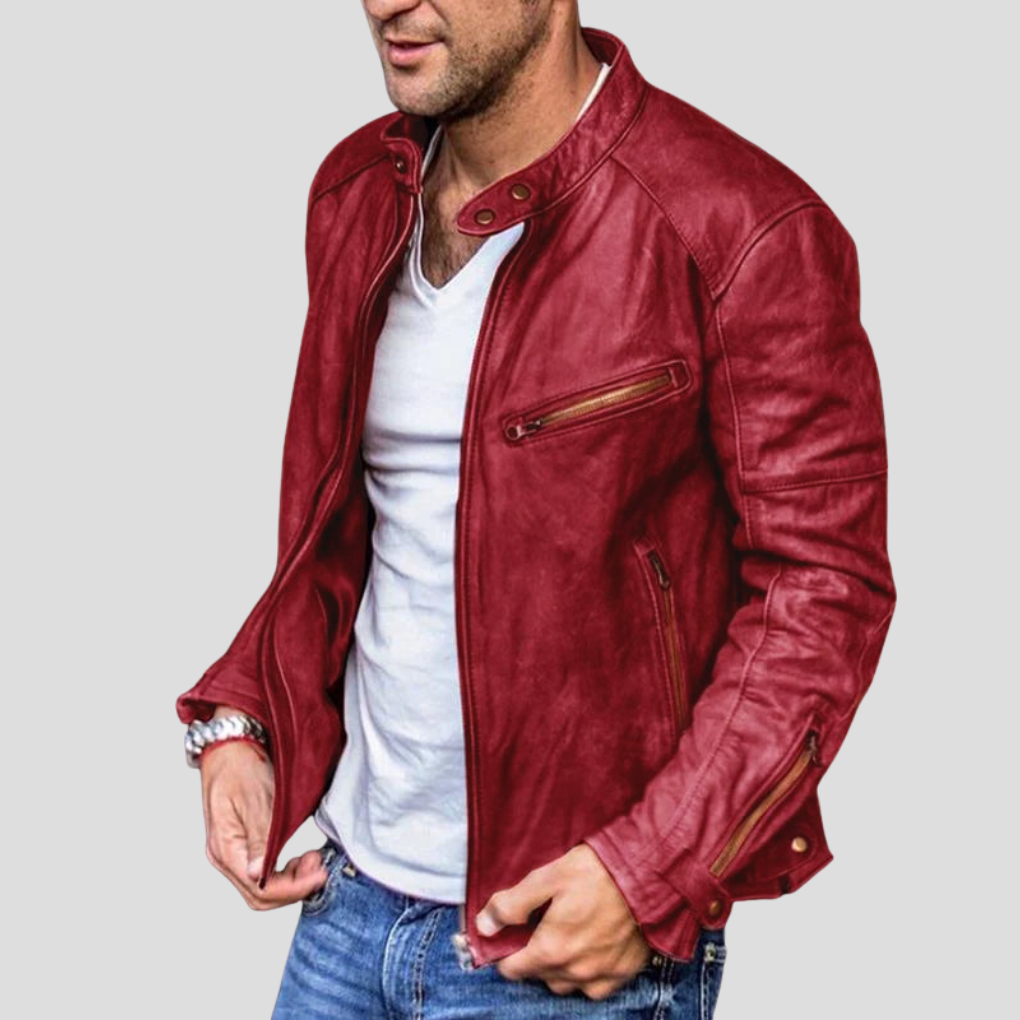 Veste à col montant pour hommes – Couche moderne