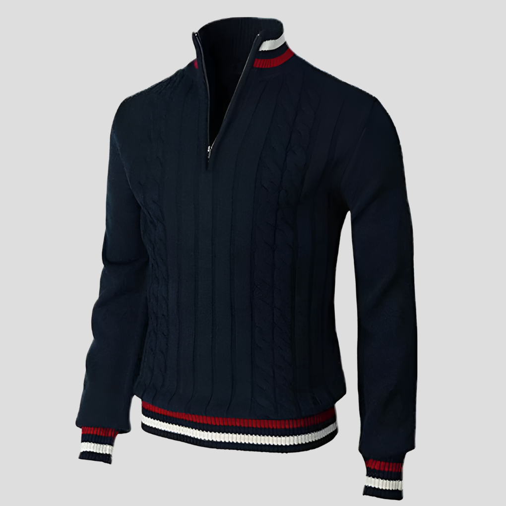 Pull zippé élégant pour homme