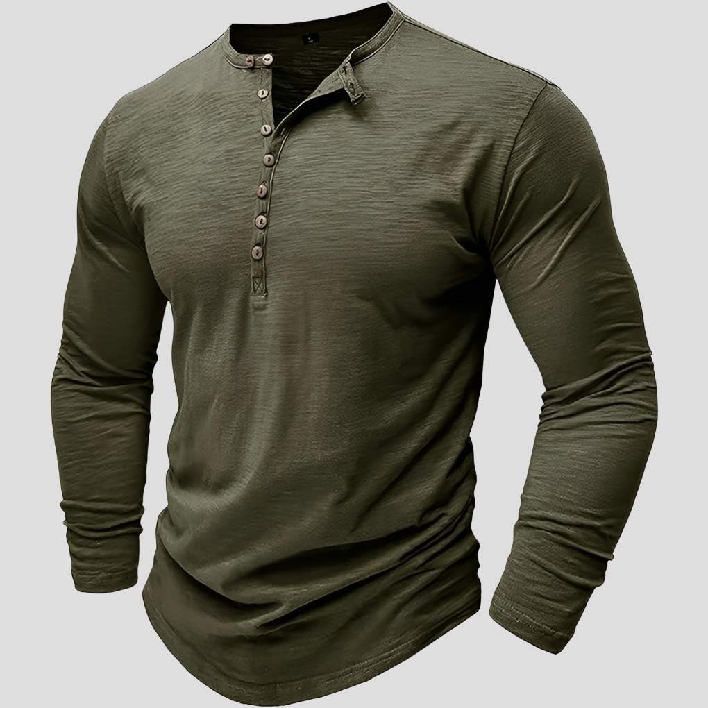Chemise ample en coton pour homme