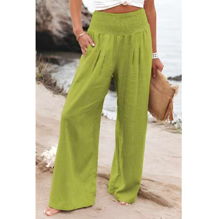 Pantalon en lin confortable pour femme