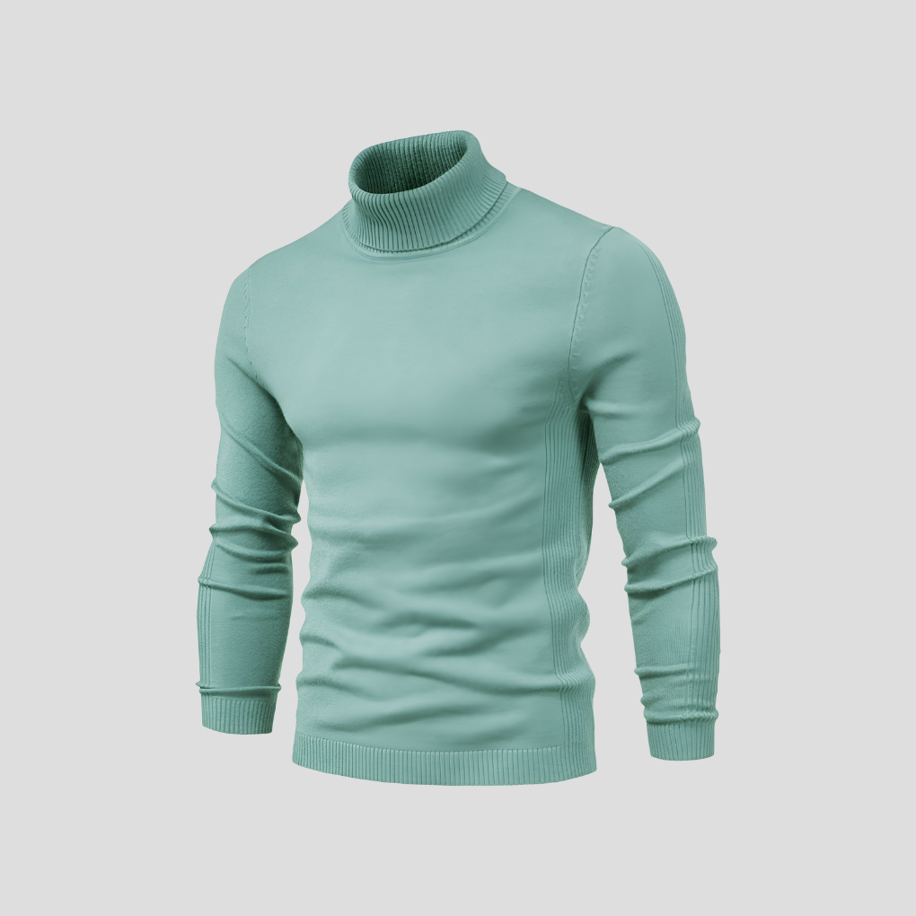 Pull à col roulé pour homme