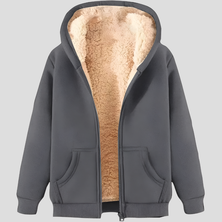 Veste d'hiver à capuche doublée polaire Warmth pour homme