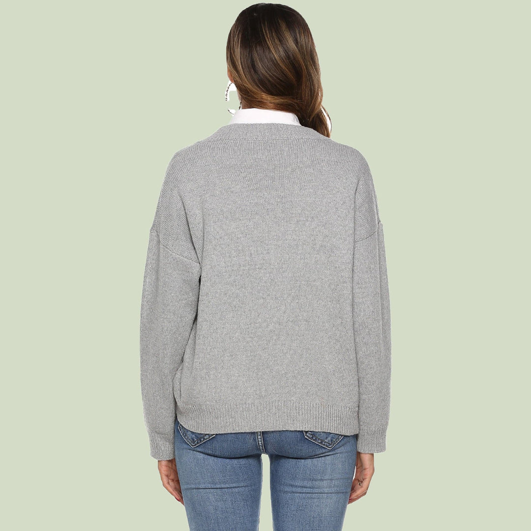 Sara - Sweat-shirt tendance en diverses teintes