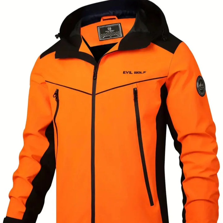 Veste d'extérieur imperméable avec design réfléchissant