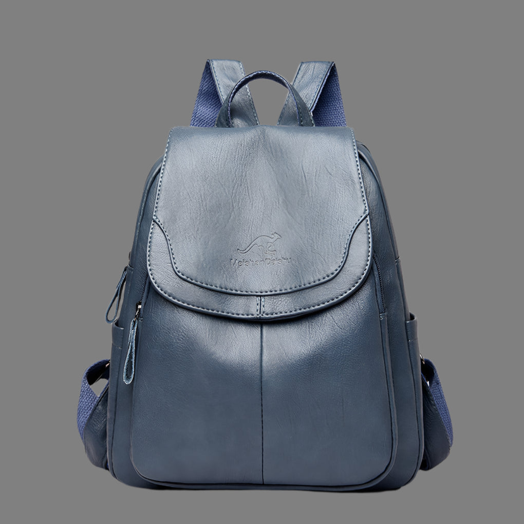 Sac à dos en cuir antivol pour femmes élégantes