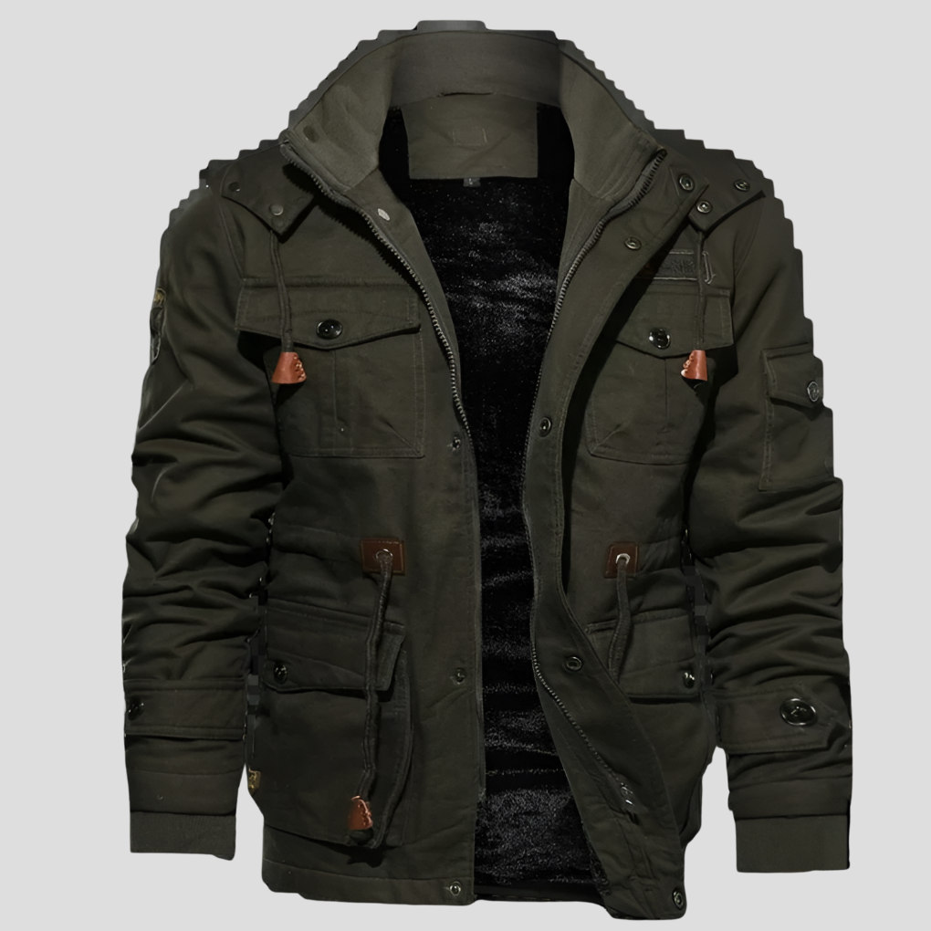 Veste robuste pour homme, coupe-vent et chaude