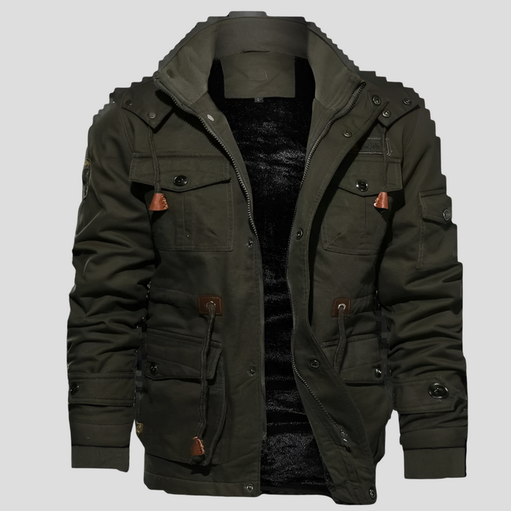 Veste robuste pour homme, coupe-vent et chaude