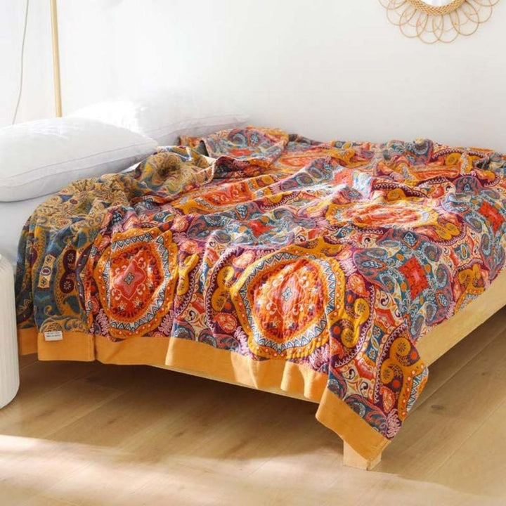 Couverture Boho Réversible