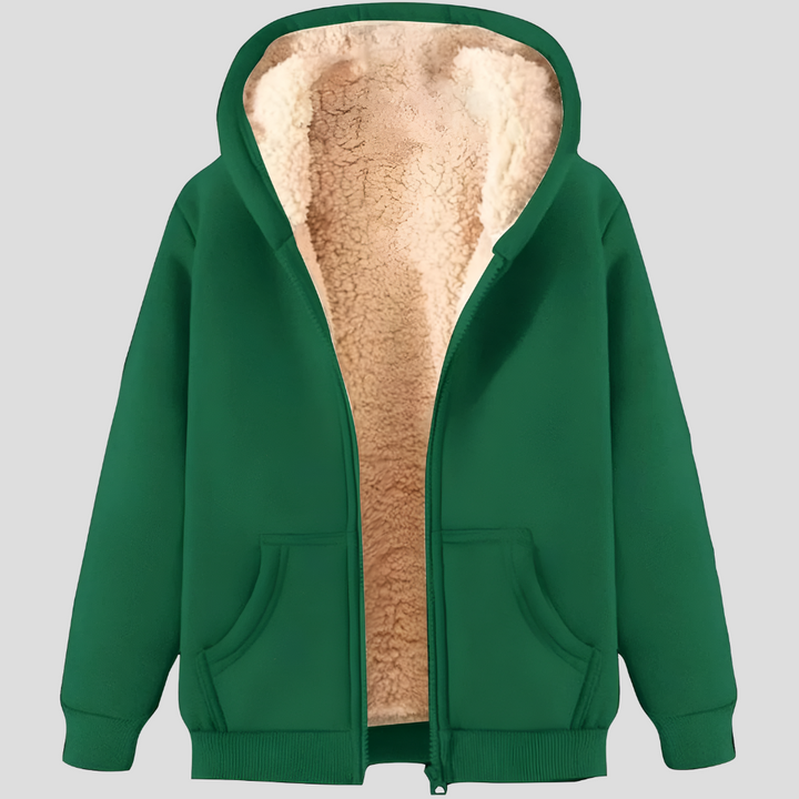 Veste d'hiver à capuche doublée polaire Warmth pour homme