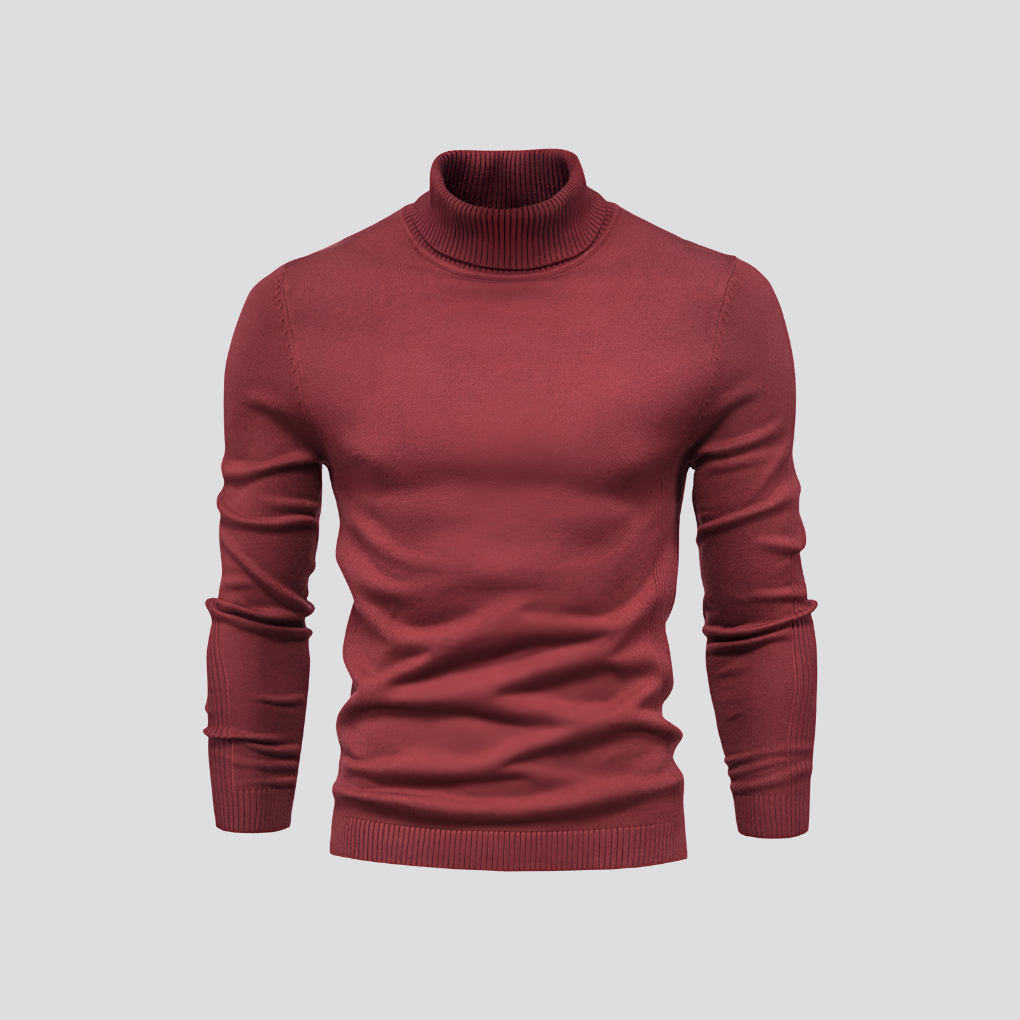 Pull à col roulé pour homme