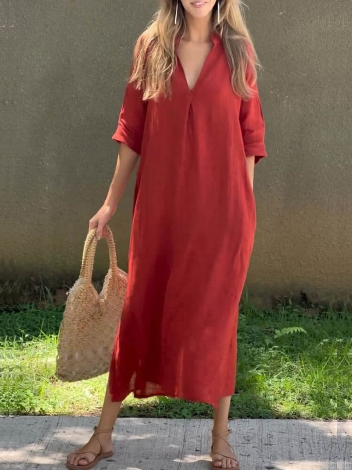 Robe Longue Bohème Élégante et Fluide