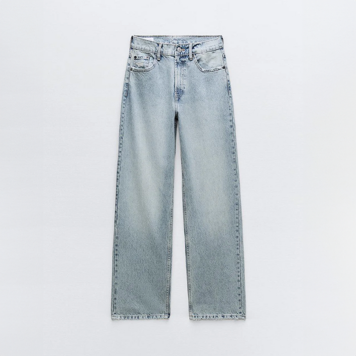 Jeans déchirés vintage pour femmes