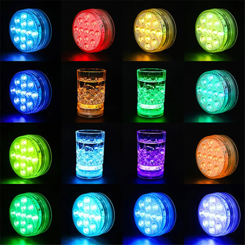 Lampe de piscine submersible à LED avec télécommande RF