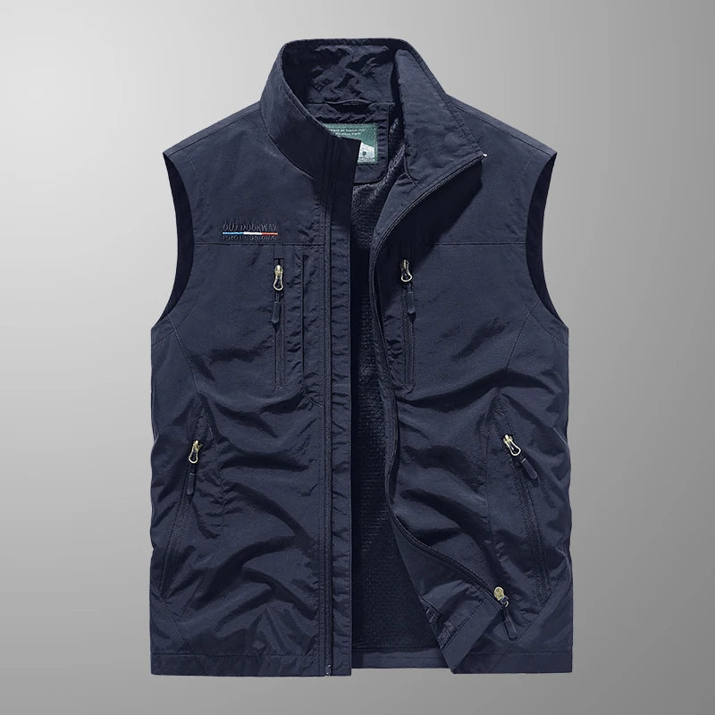 Gilet respirant multi-poches pour homme