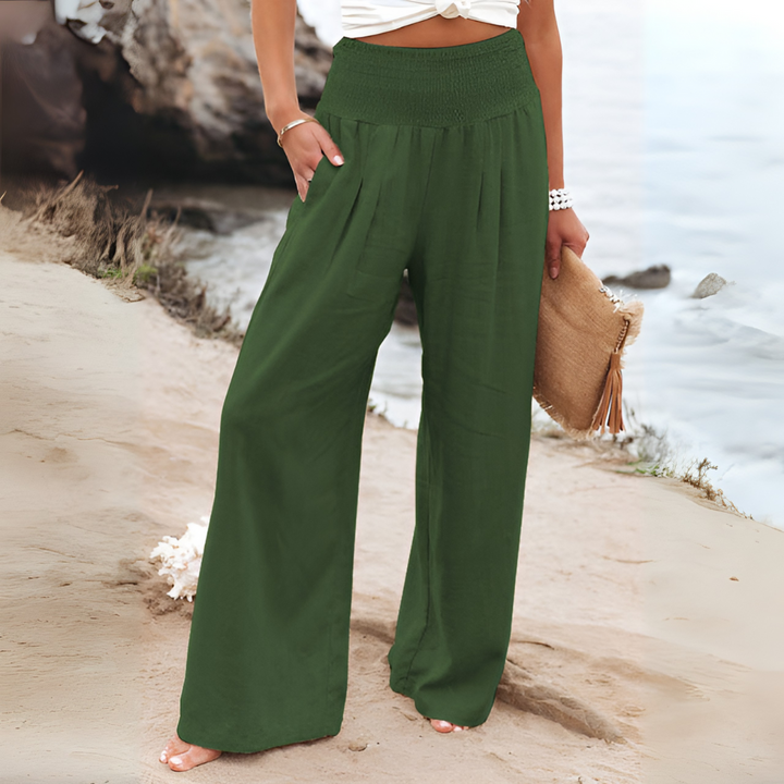 Pantalon en lin confortable pour femme