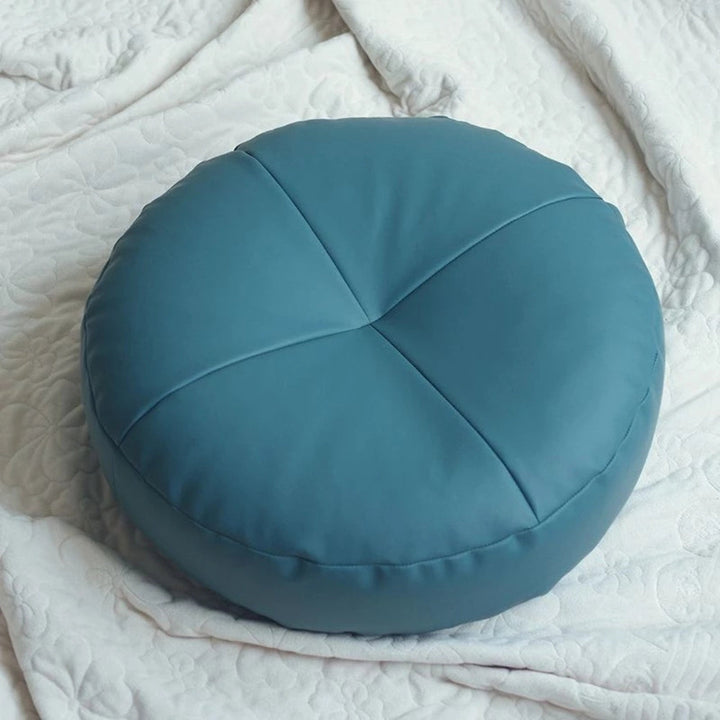 Coussin en cuir Nappa style japonais