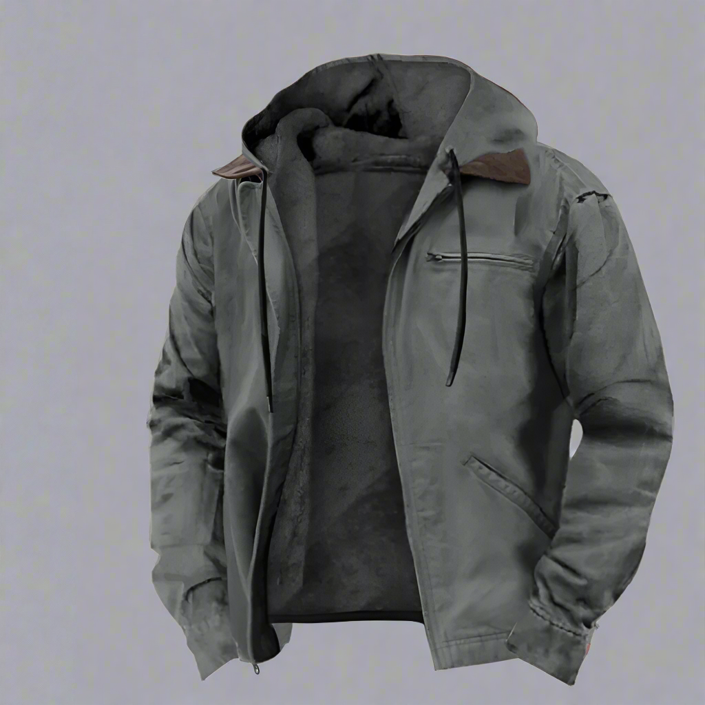 Veste à capuche classique pour homme