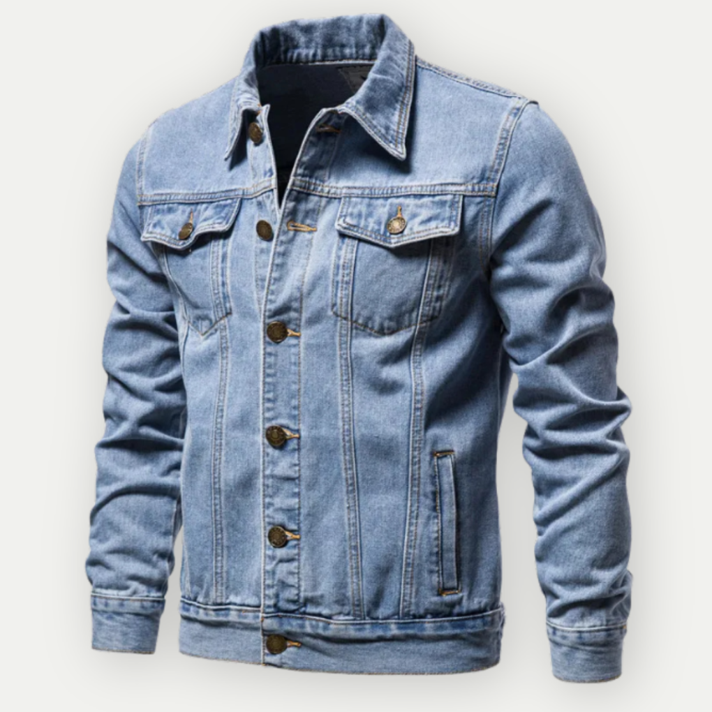 Veste camionneur en jean