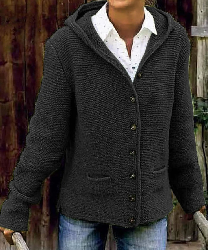 Mara - Cardigan chaud avec bouton pour femme