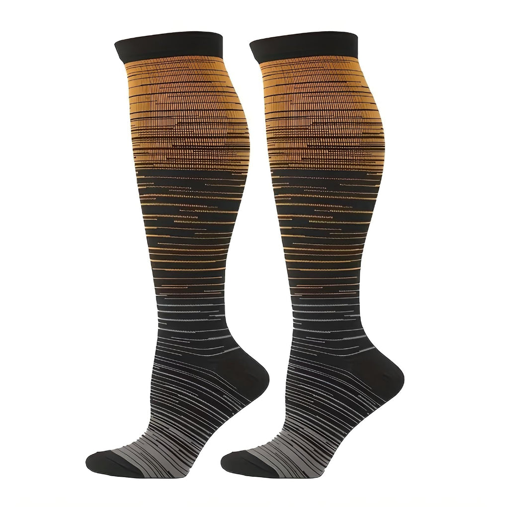 Chaussettes de voyage à compression graduée