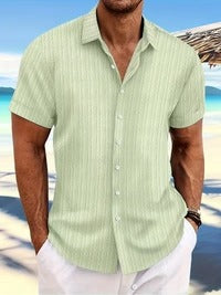 Chemise d'été à manches courtes pour hommes