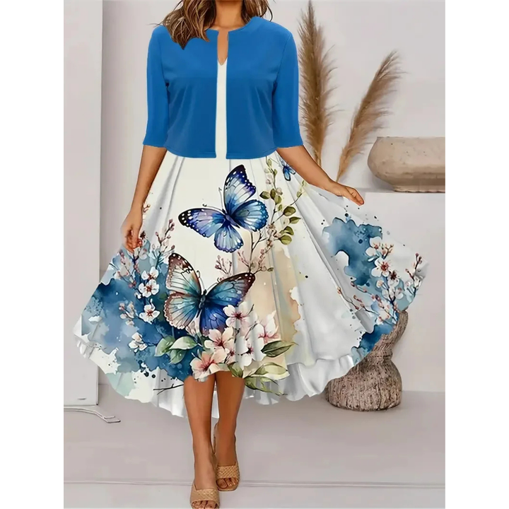 Robe Élégante à Imprimé Floral pour Femme