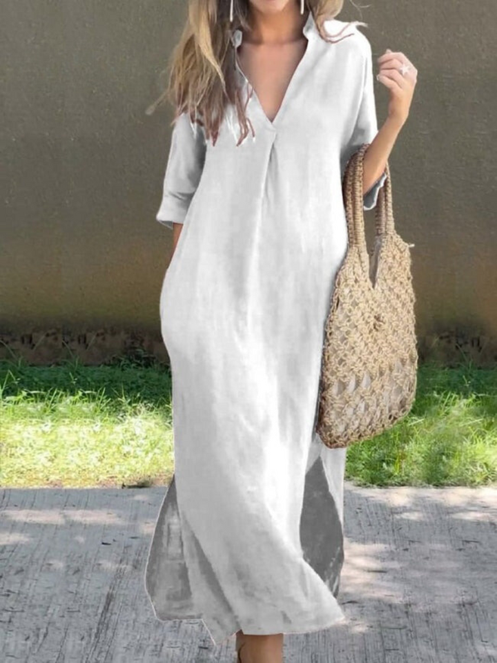 Robe Longue Bohème Élégante et Fluide