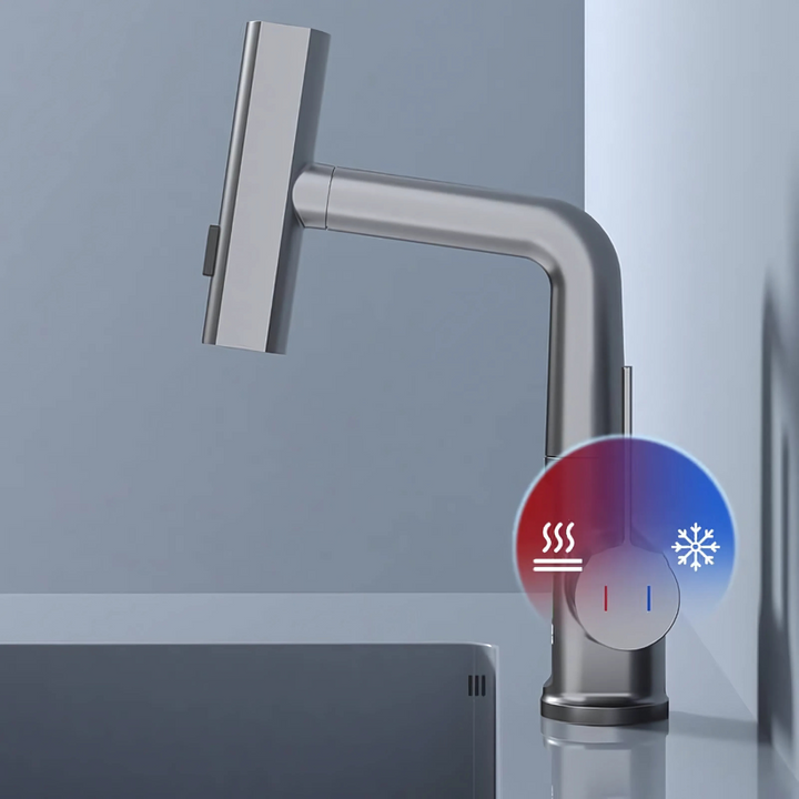 Robinet LED flexible pour cuisine et salle de bain