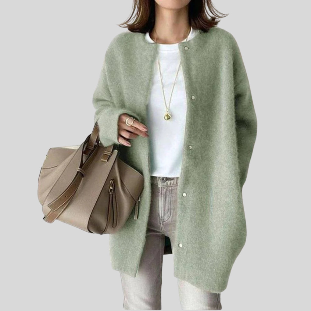 Cardigan élégant – Couche de tricot raffinée