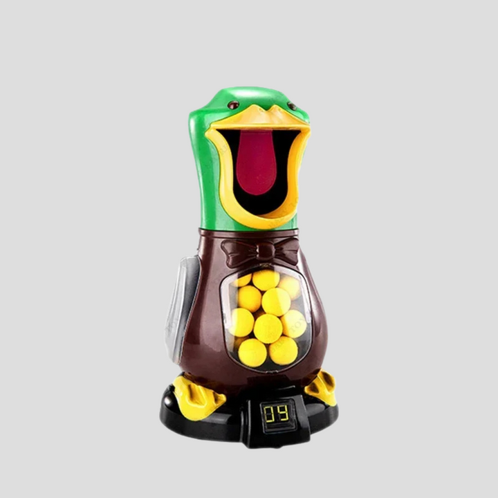 Jeu de balles souples à air comprimé avec canard marcheur et lumières